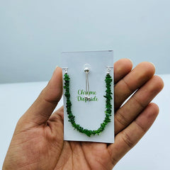 Natural Chrome Diopside Bolo Bracelets for Women in Sterling Silver (Pack of 6, Bezel-Set)