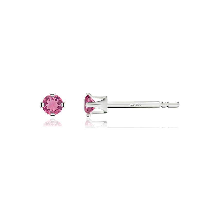 Pink Tourmaline STUD-0006