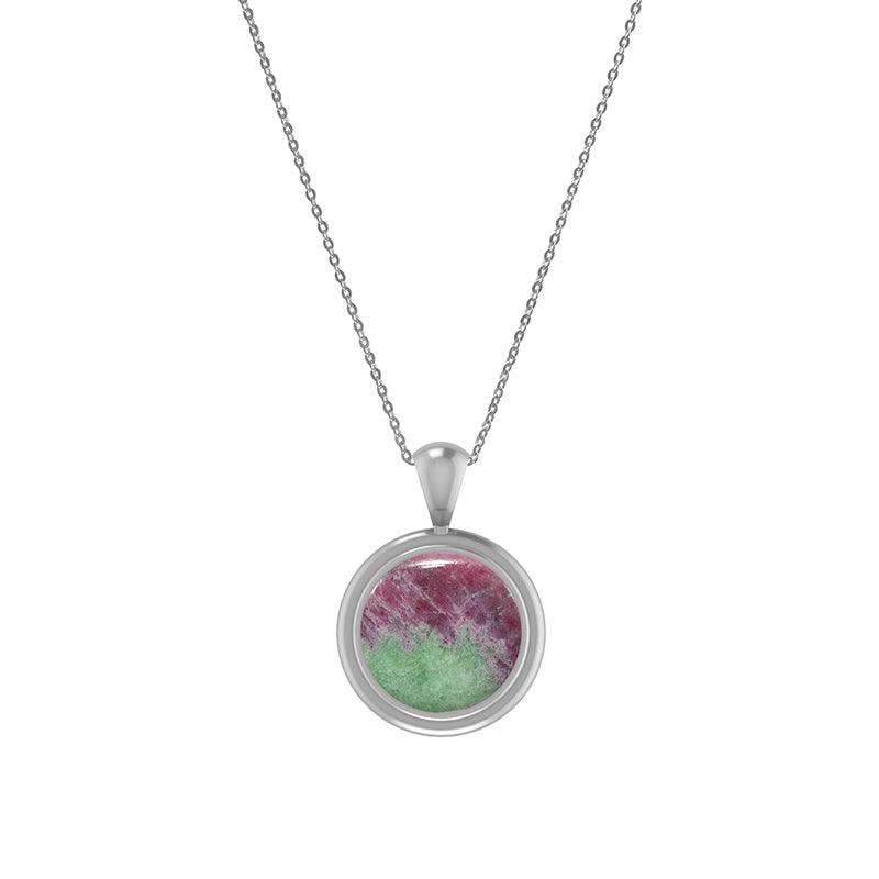 Ruby Zoisite Pendant P-BX-5