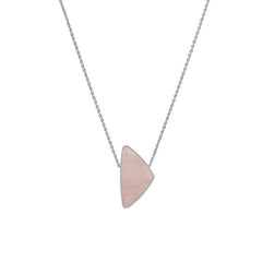925 Sterling Silver Cab Rose Quartz Slider Necklace With Chain 18" Bezel Set Jewelry Pack of 6
