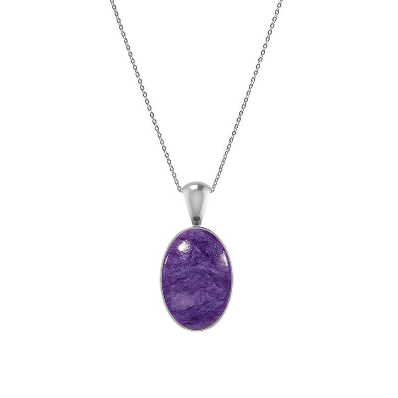 Charoite Pendant_P-BX-32