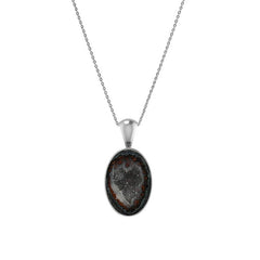 Natural Geode Pendant Necklace With Silver Chain 18" In Bezel Set Jewelry Pack of 6