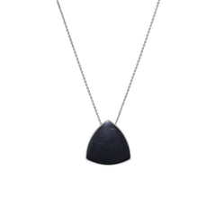 925 Sterling Silver Cab Shungite Slider Necklace With Chain 18" Bezel Set Jewelry Pack of 6