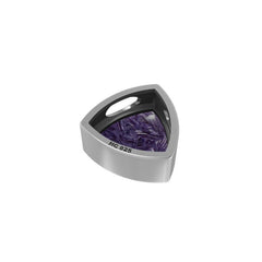 925 Sterling Silver Cab Charoite Slider Necklace With Chain 18" Bezel Set Jewelry Pack of 6