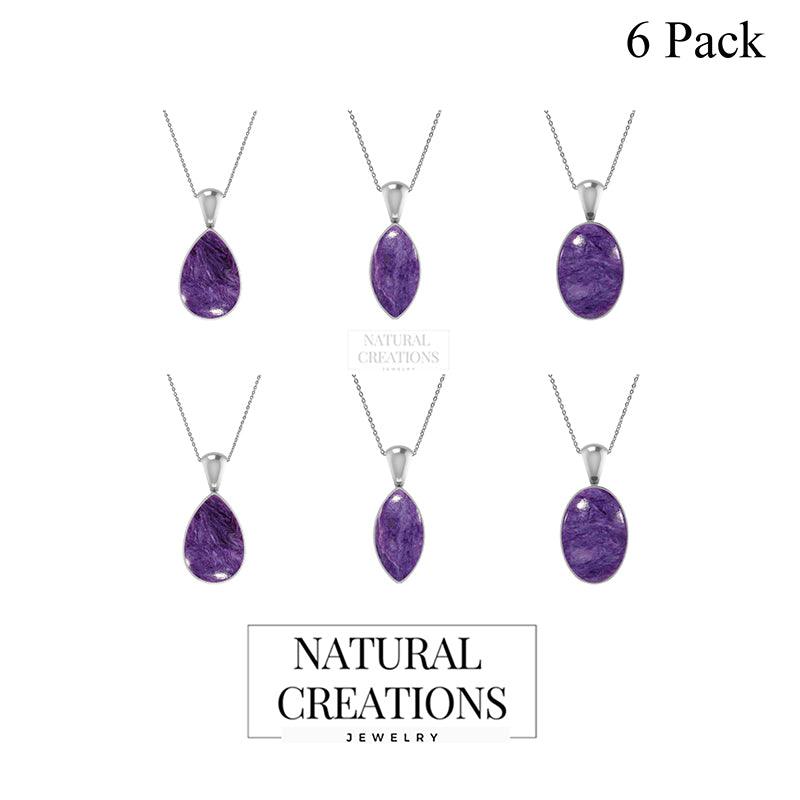 Charoite Pendant_P-BX-32