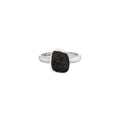 Natural Black Tourmaline Rough Ring 925 Sterling Silver Bezel Set Handmade Jewelry Pack Of 6