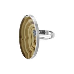 925 Sterling Silver Natural Schalenblende Ring Bezel Set Handmade Jewelry Pack of 4 - (Box 17)
