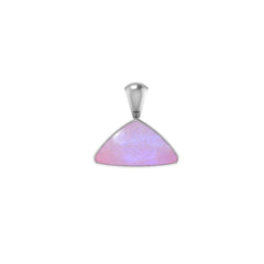 925 Sterling Silver Cab Pink Moonstone Necklace Pendant With Chain 18" Bezel Set Jewelry Pack of 3