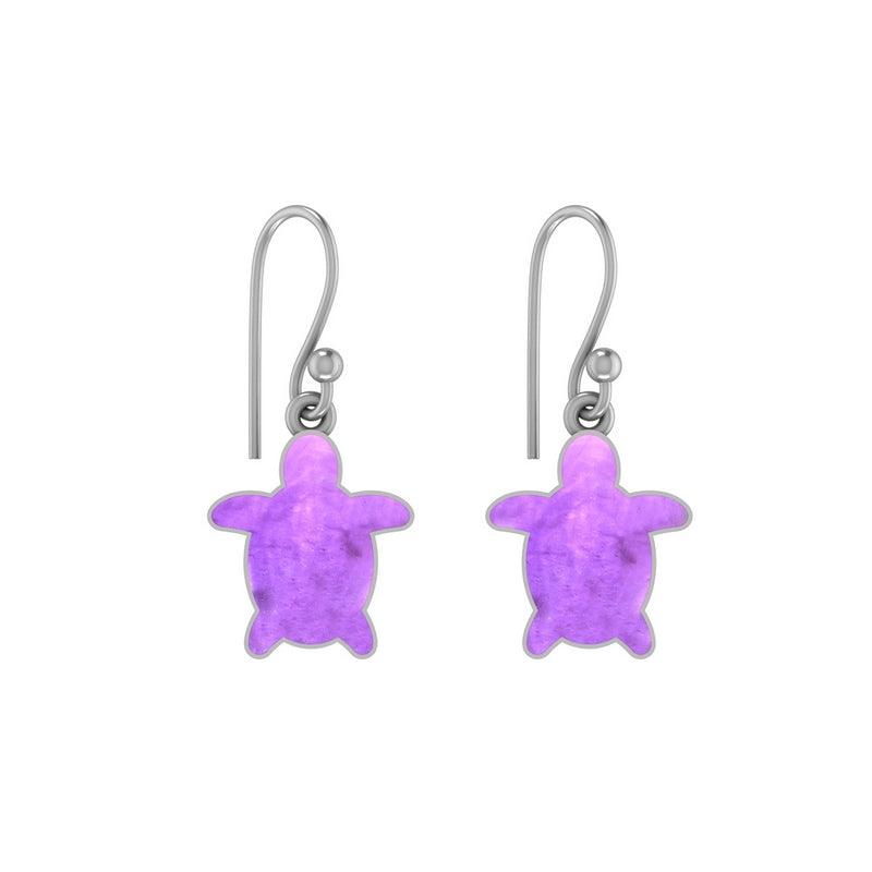 Natural Amethyst Earrings for Women in Sterling Silver (Pack of 1, Bezel Set)