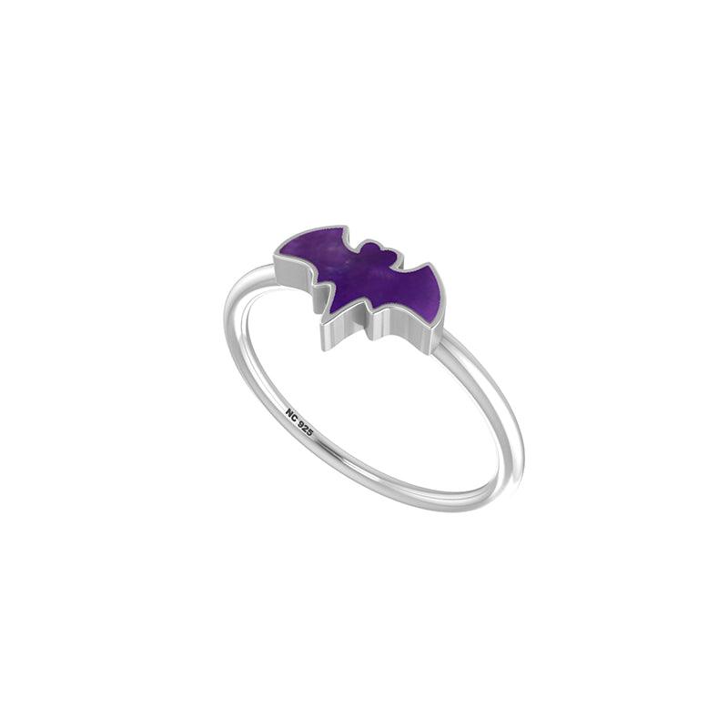 Natural Amethyst Cab Ring 925 Sterling Silver Bezel Set Handmade Jewelry Pack of 12