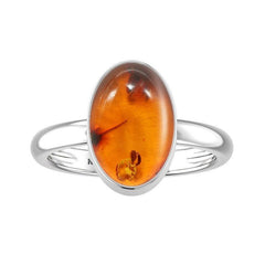 925 Sterling Silver Amber Ring Silver Handmade Ring Amber Multi Shape Ring Set of 6 - (Box 1)