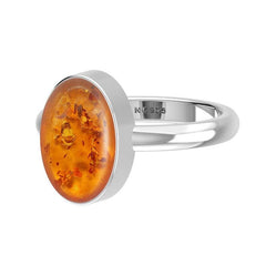 925 Sterling Silver Amber Ring Silver Handmade Ring Amber Multi Shape Ring Set of 6 - (Box 1)