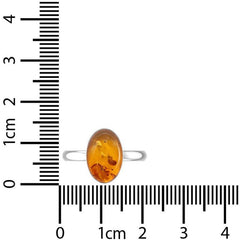 925 Sterling Silver Amber Ring Silver Handmade Ring Amber Multi Shape Ring Set of 6 - (Box 1)