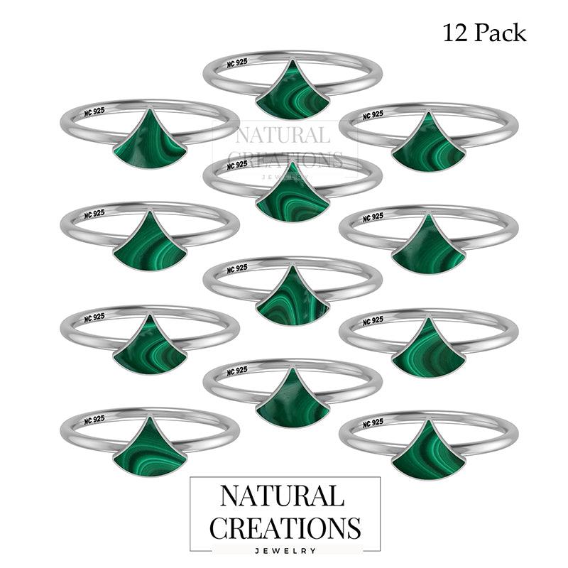 925 Sterling Silver Natural Multi Gemstone Rings Cone Shape Bezel Setting Handmade Jewelry