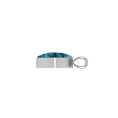 925 Sterling Silver Cab Labradorite Necklace Pendant With Chain 18" Bezel Set Jewelry Pack of 3