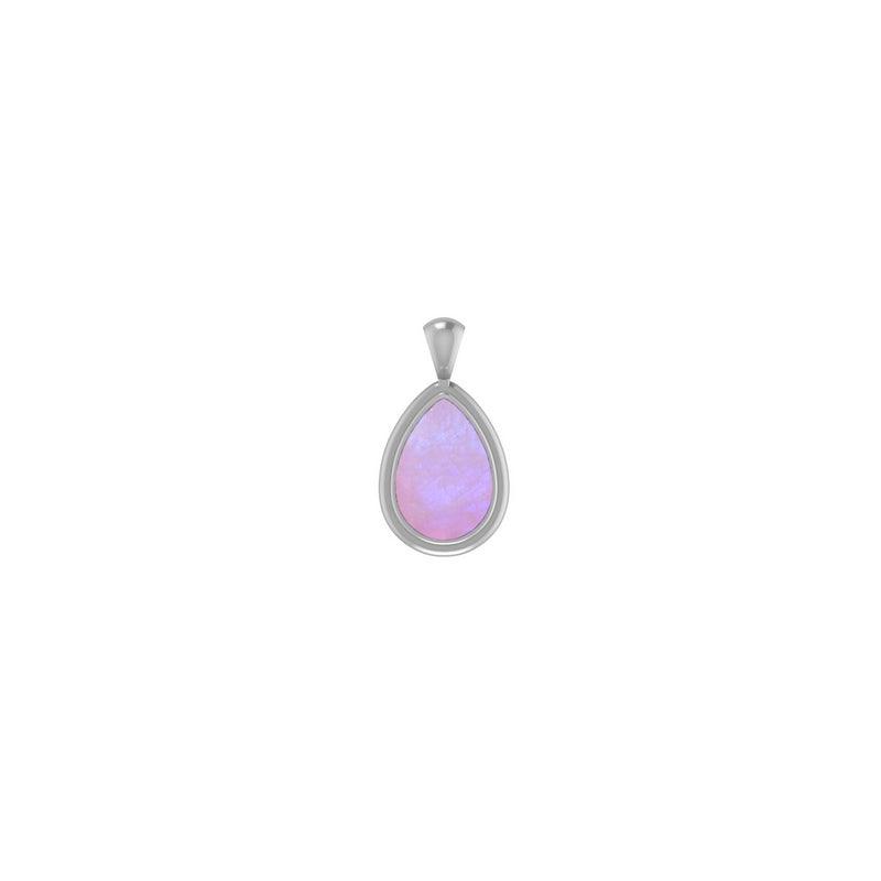 925 Sterling Silver Cab Pink Moonstone Necklace Pendant With Chain 18" Bezel Set Jewelry Pack of 3