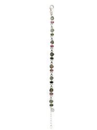 Designer Watermelon Tourmaline Bracelet Studded With Tourmaline Pack of 1 (D110-1)