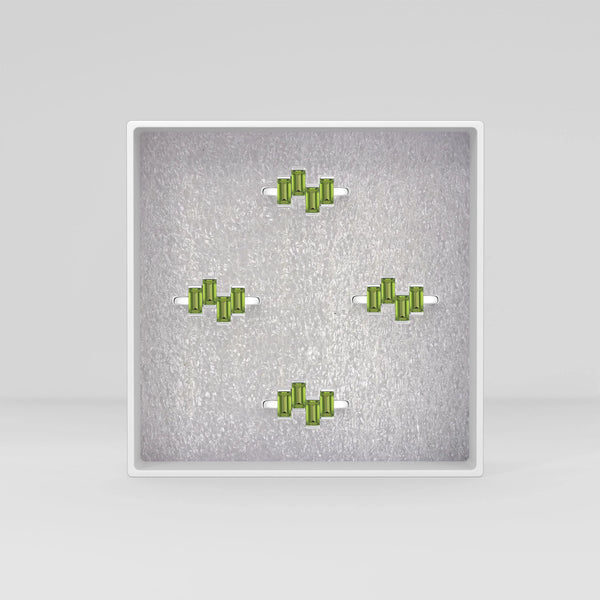 natural peridot ring