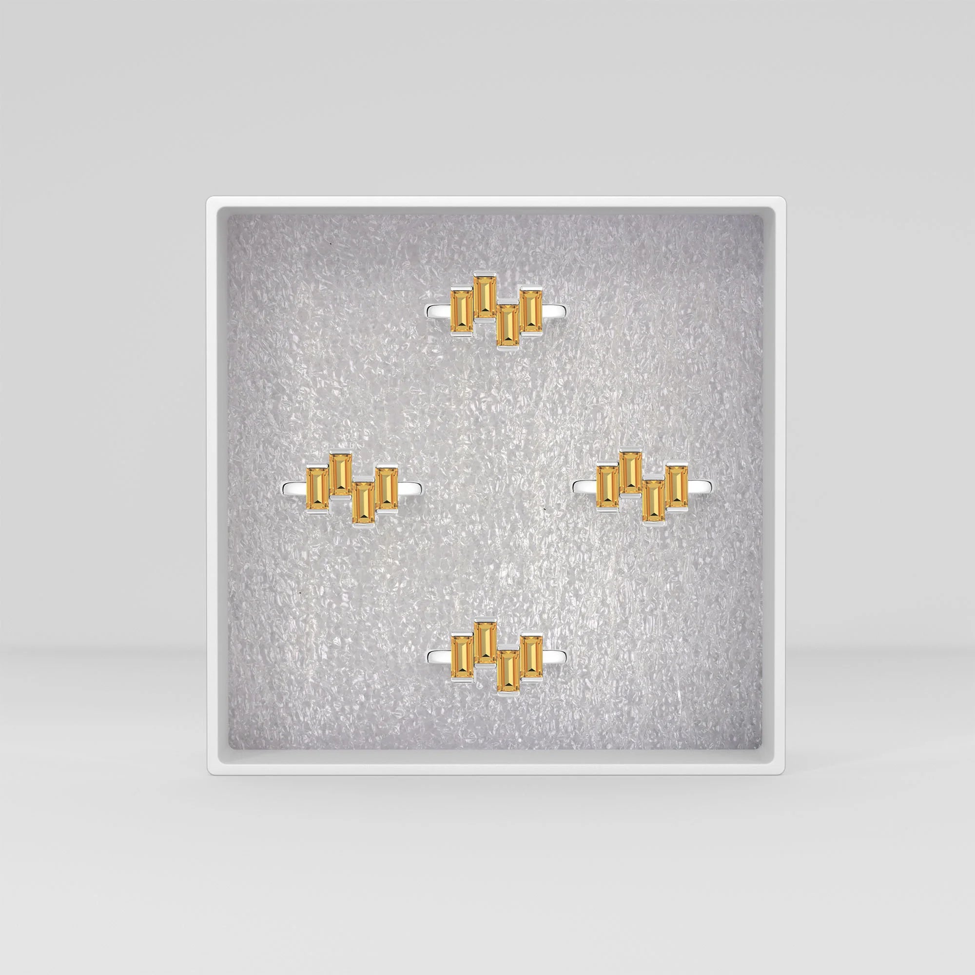 natural citrine ring