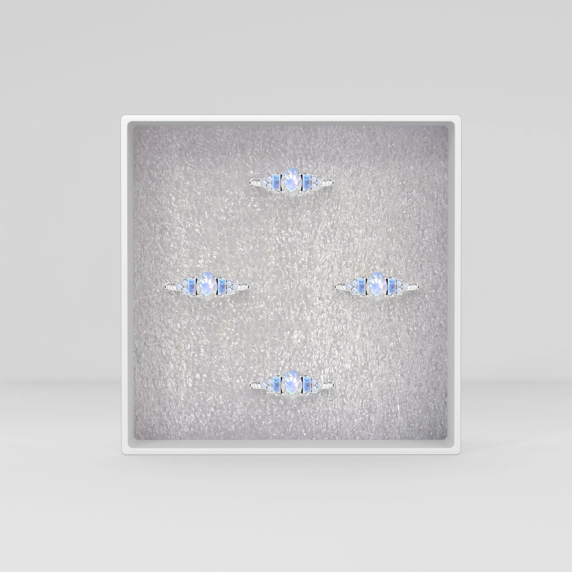 rainbow-moonstone prong-set ring