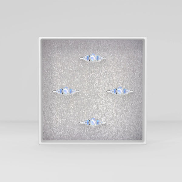rainbow-moonstone prong-set ring