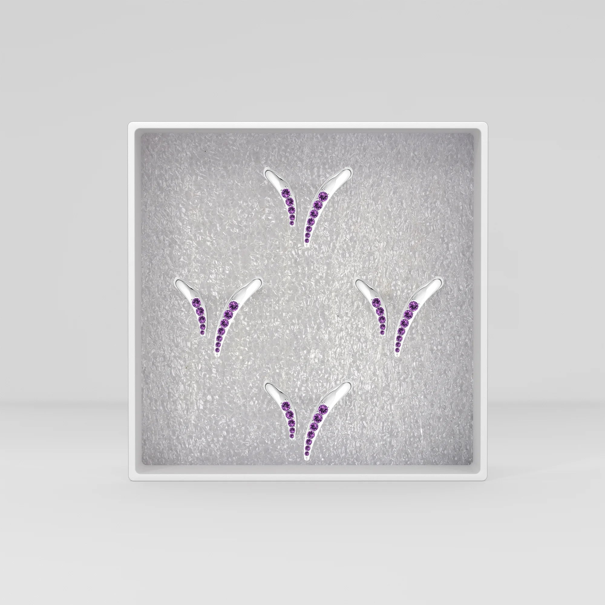 amethyst prong-set ring