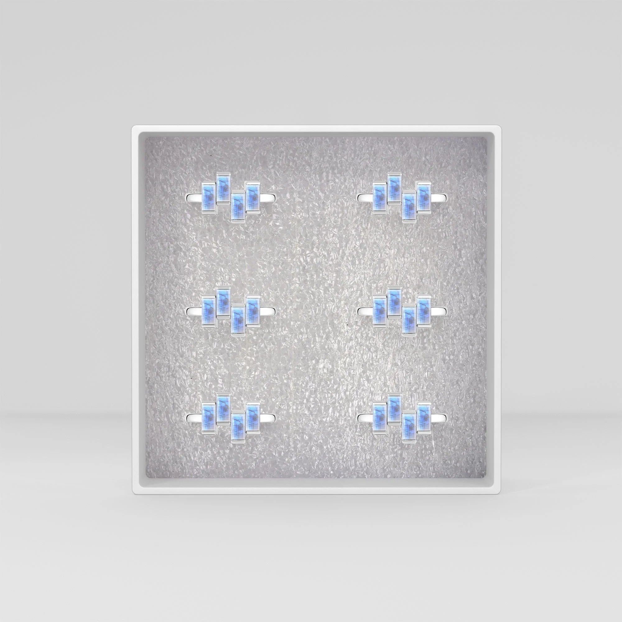 natural rainbow moonstone ring