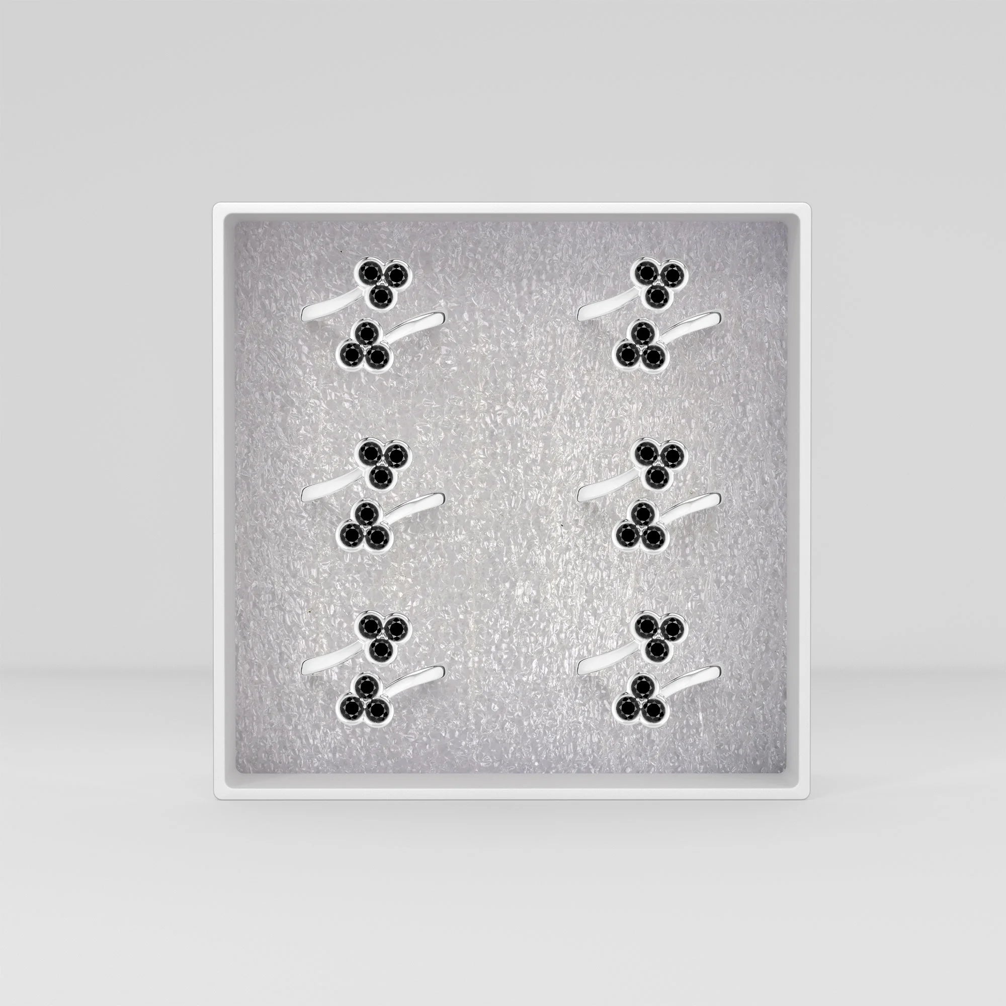 black-tourmaline bezel-set ring