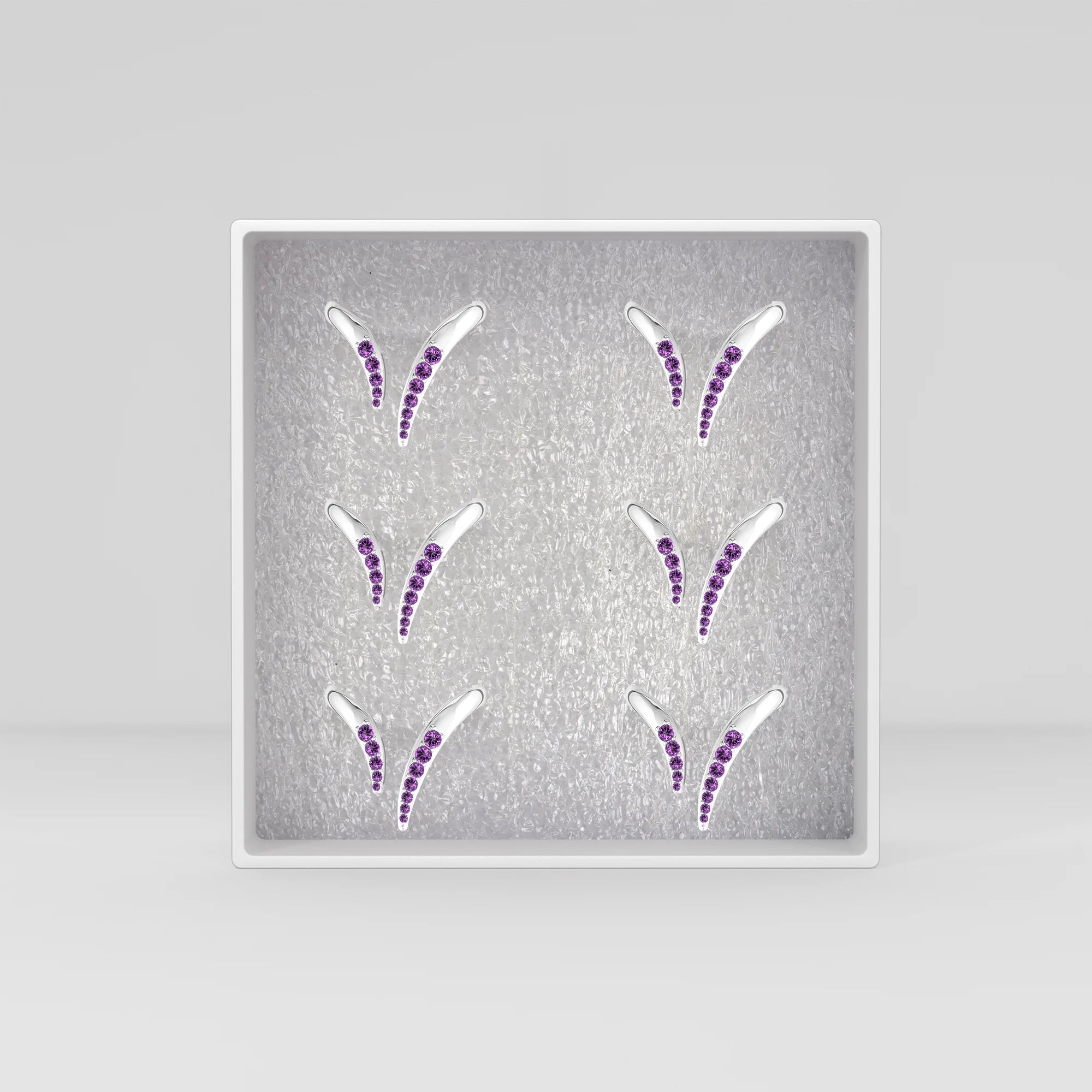 amethyst prong-set ring