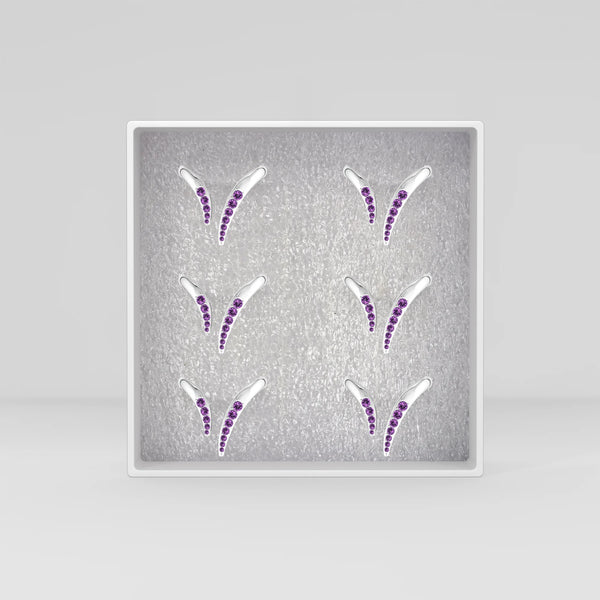 amethyst prong-set ring