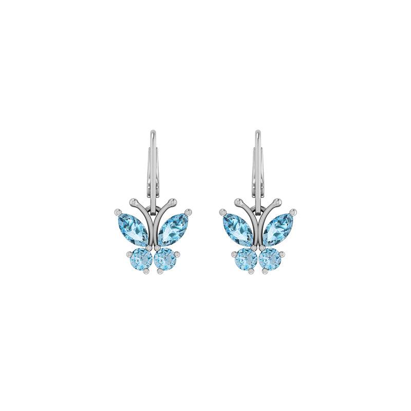 Swiss Blue Topaz_Earring_E-0108_2