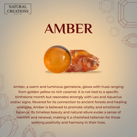 amber earrings 