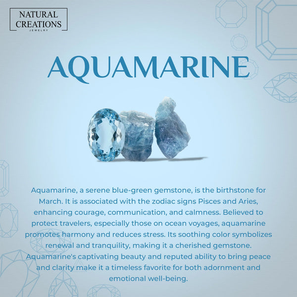 aquamarine bezel-set ring