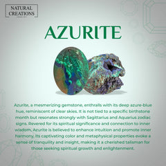 azurite pendant