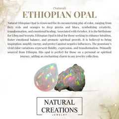 ethiopian opal rough bracelet