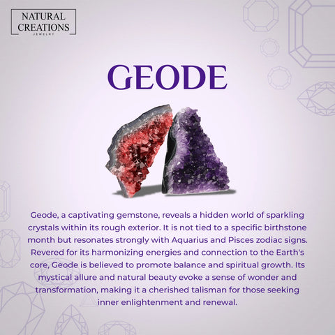 geode earrings 