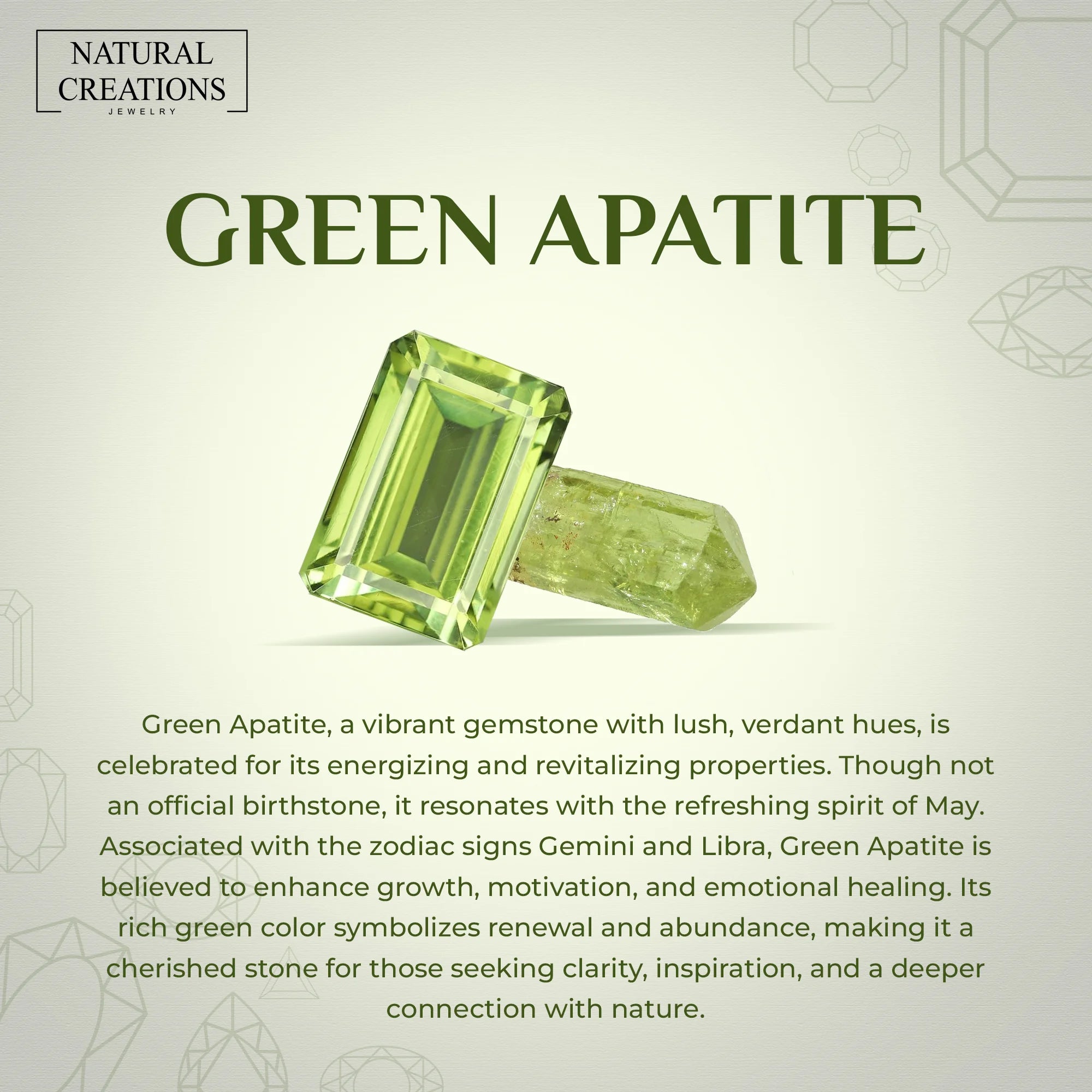 green apatite earrings 