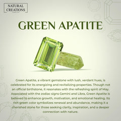 green apatite earrings 