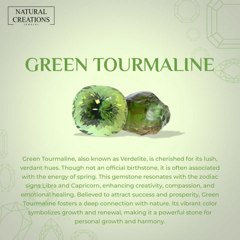 green tourmaline twister bracelet