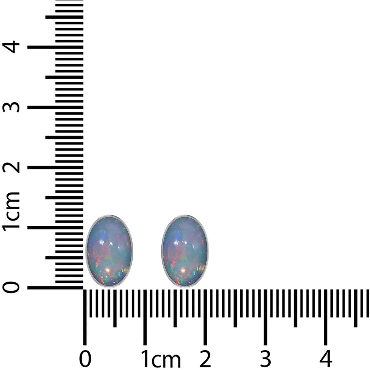 ethiopian opal cab earrings