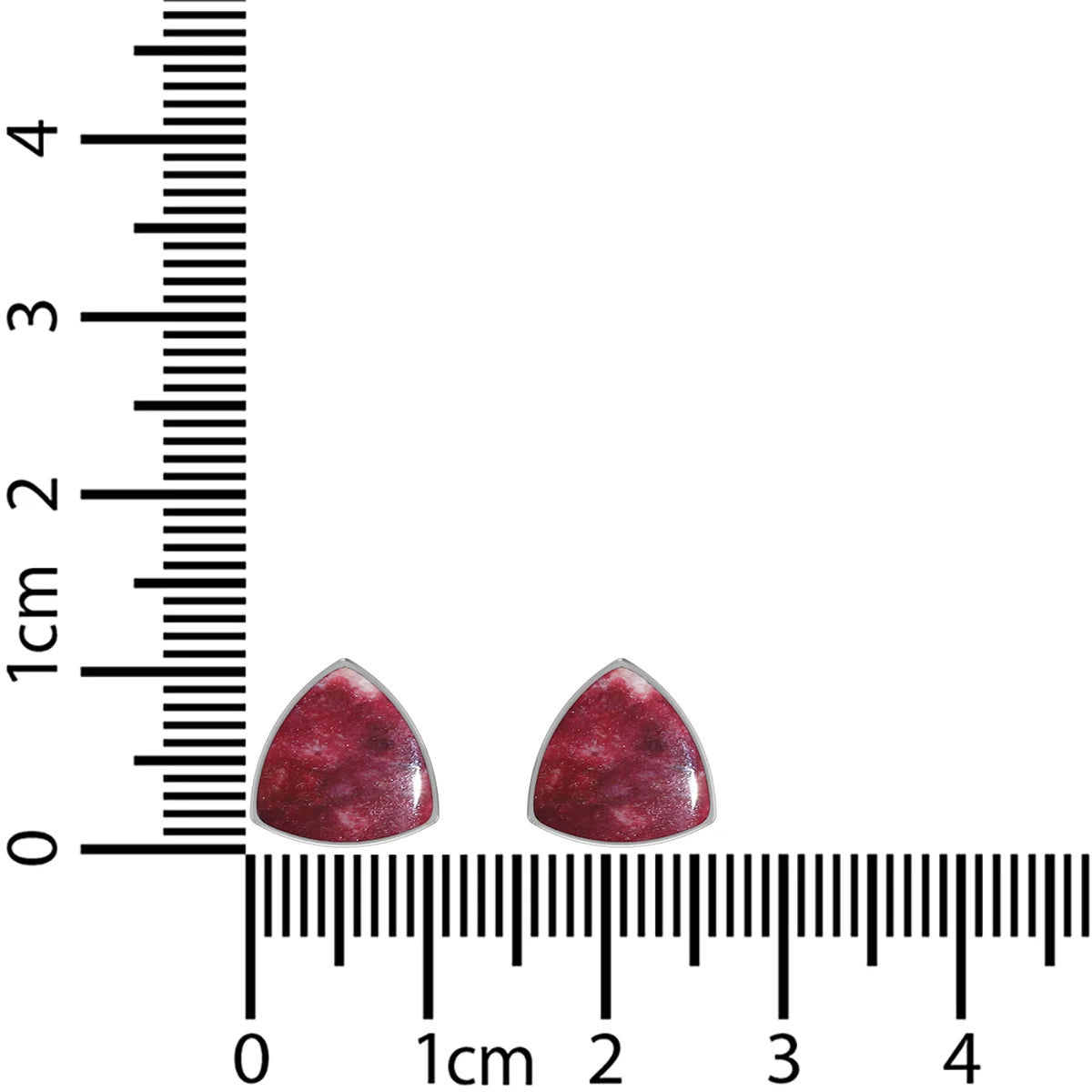 thulite cab earrings