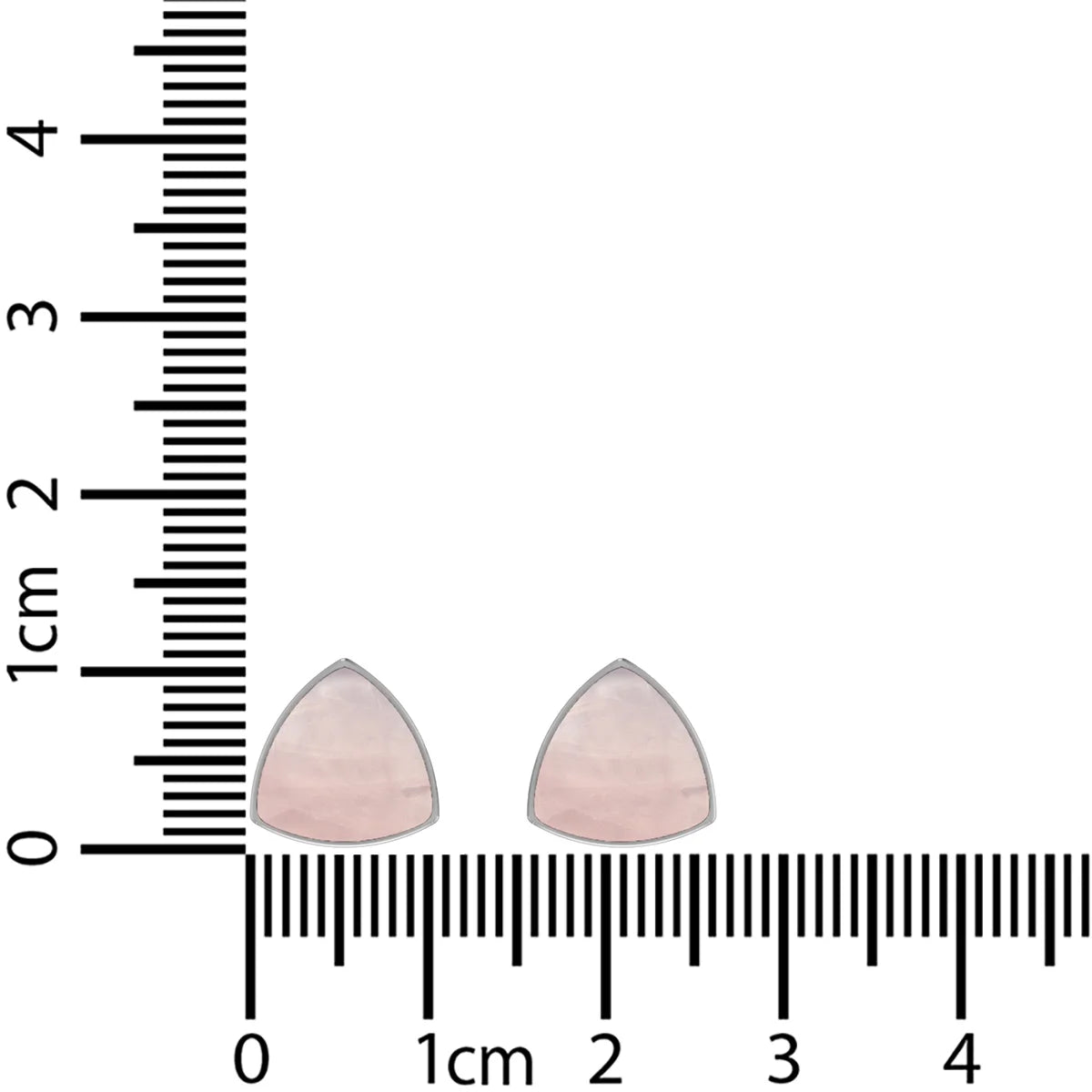 rose quartz cab earrings