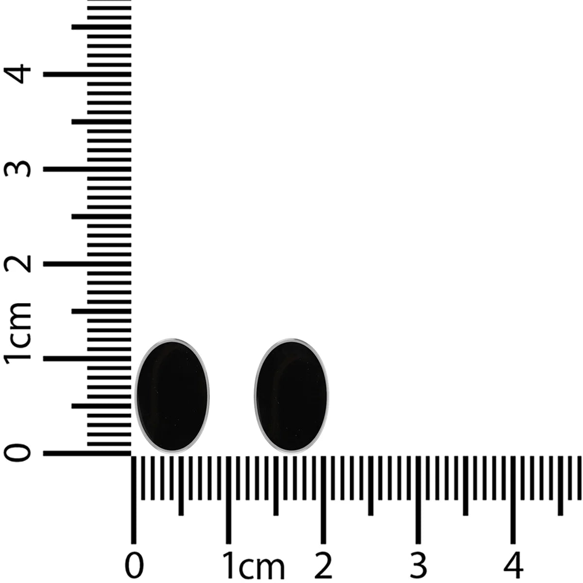 black onyx cab earrings