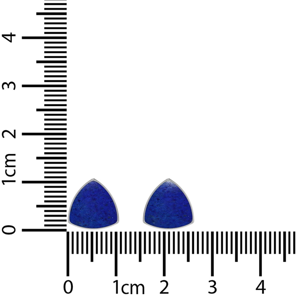 lapis lazuli cab earrings