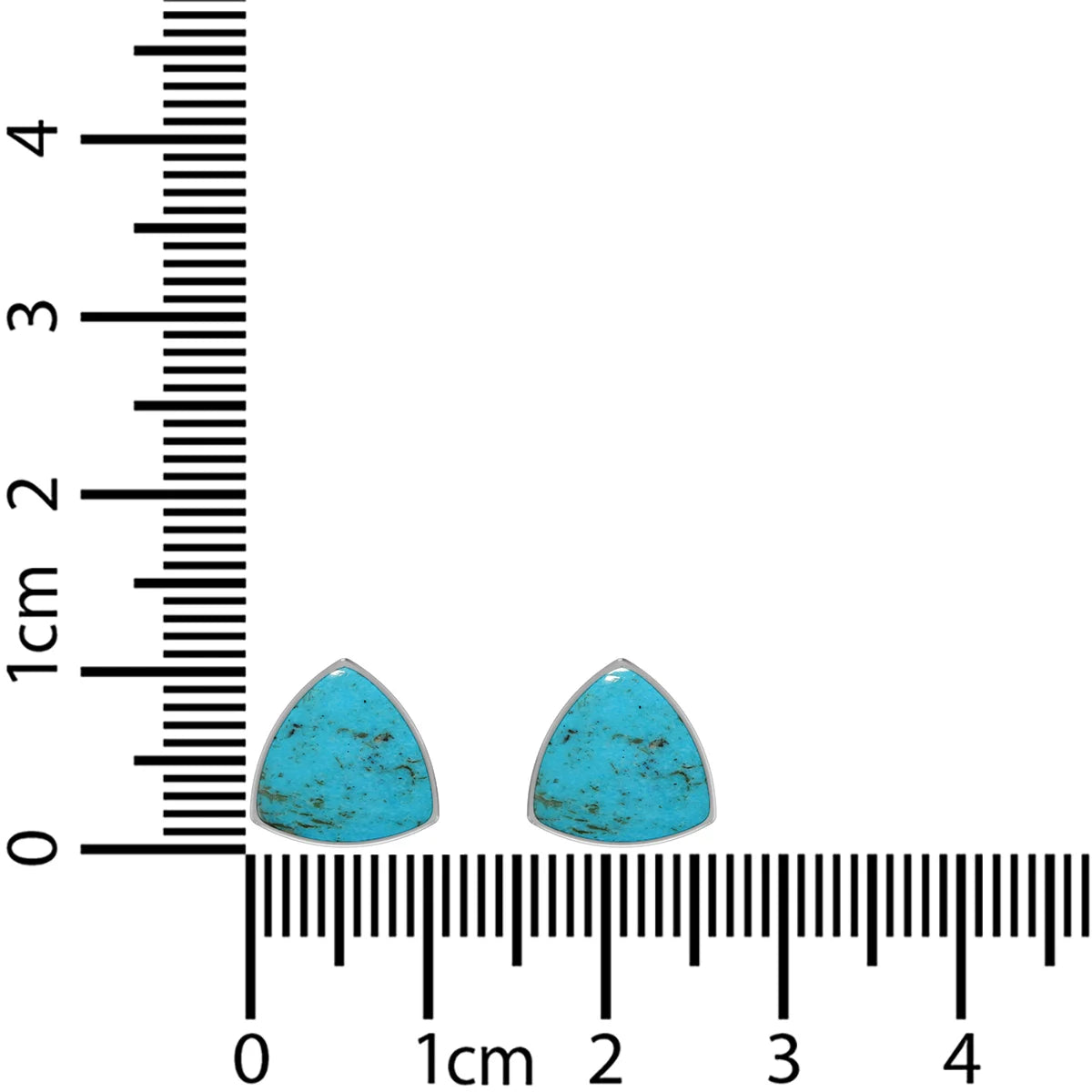 turquoise cab earrings