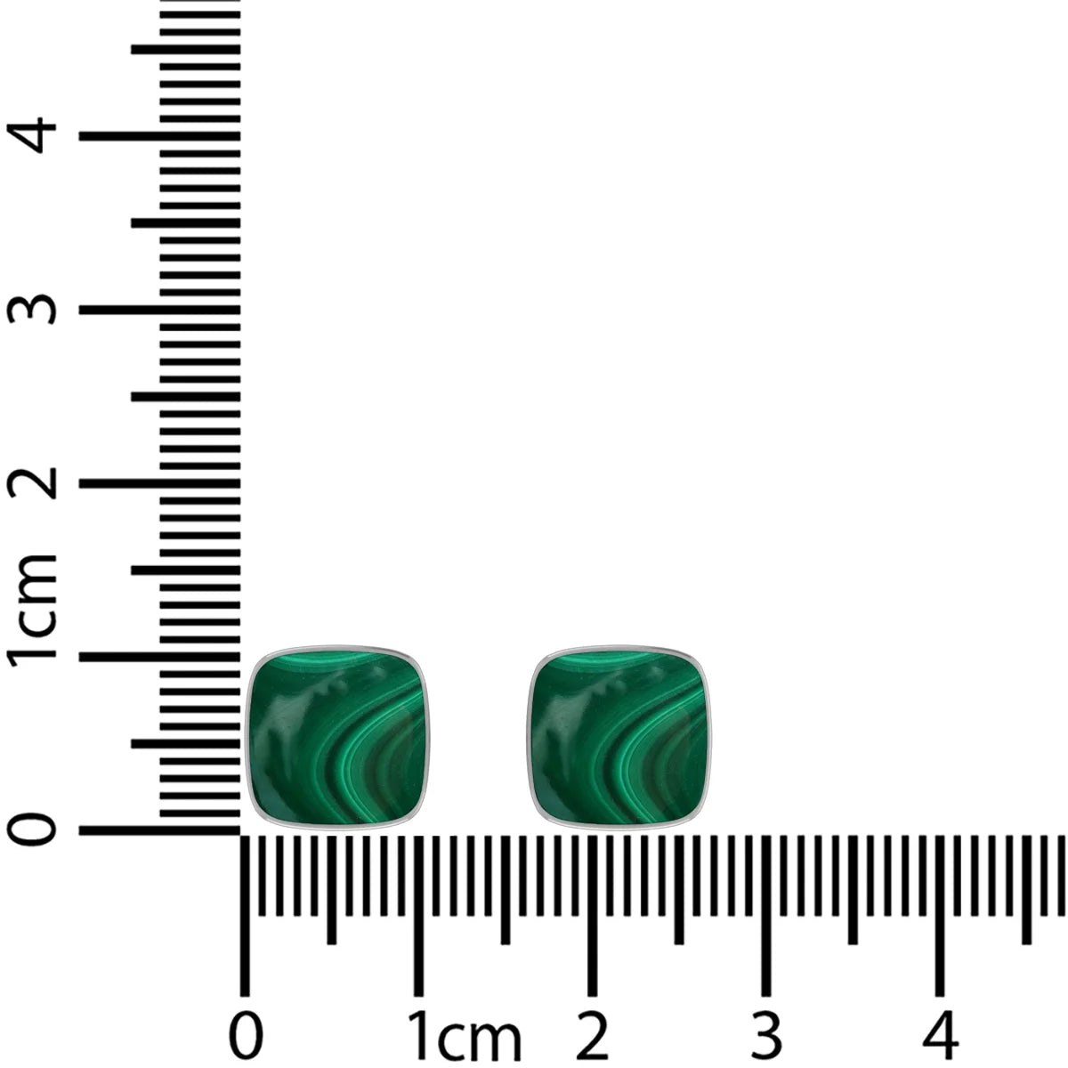 malachite earrings