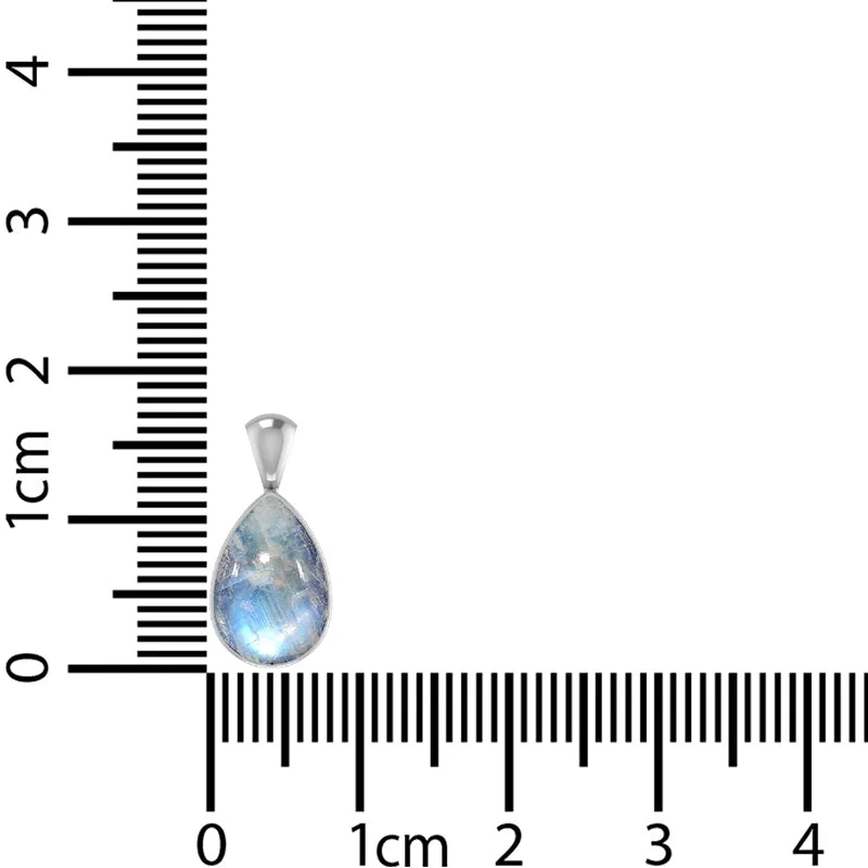 rainbow moonstone pendant