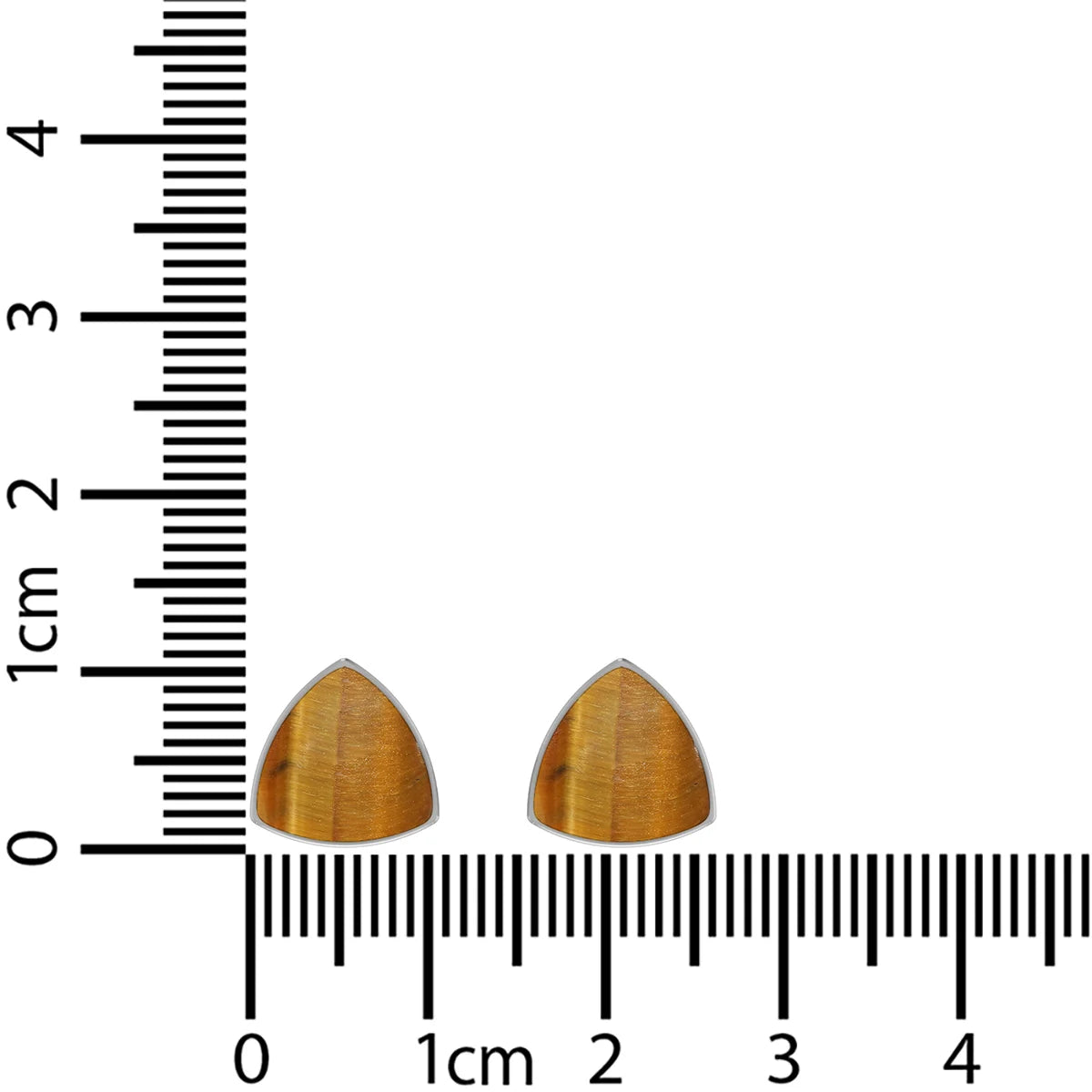 tiger eye cab earrings