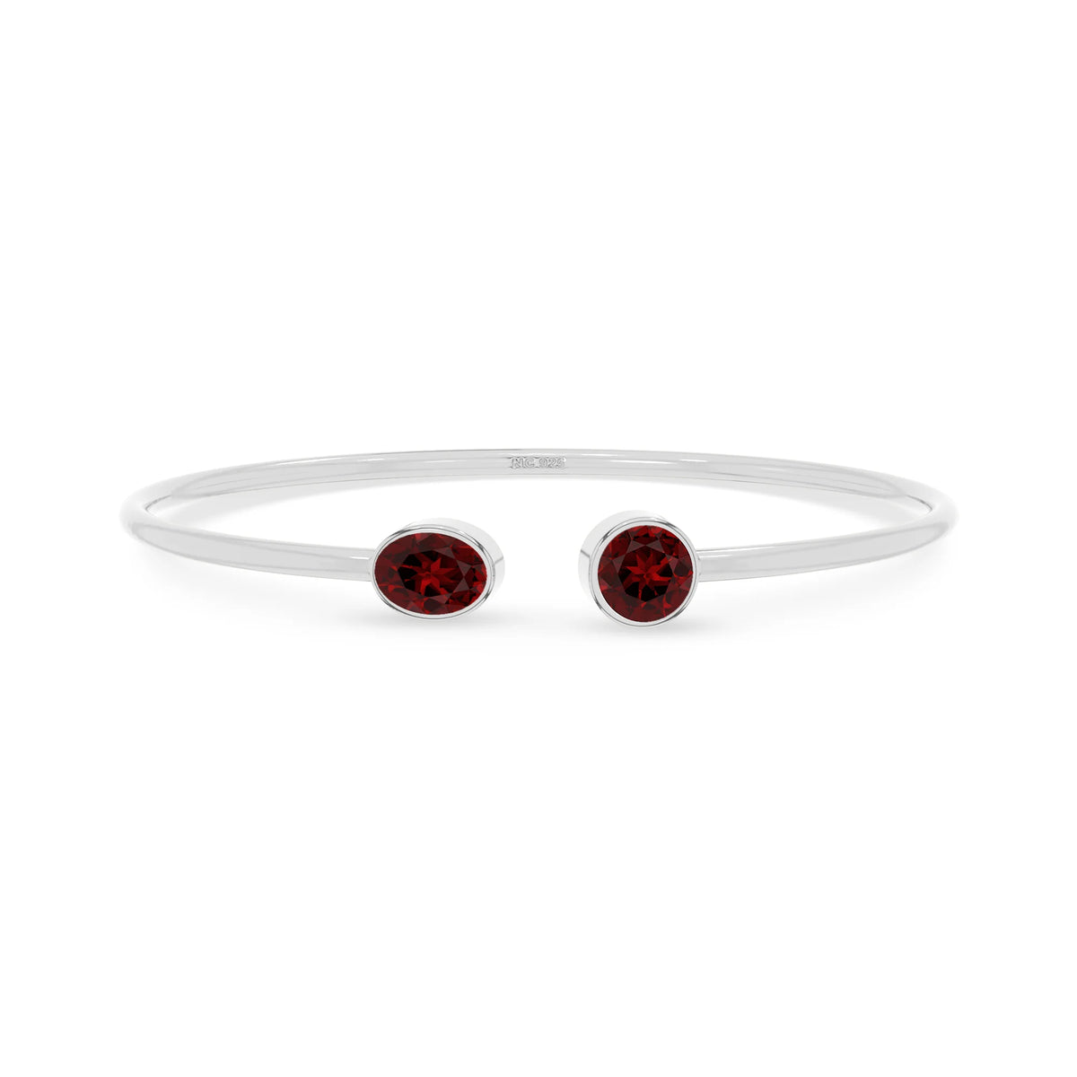 garnet cut bracelet
