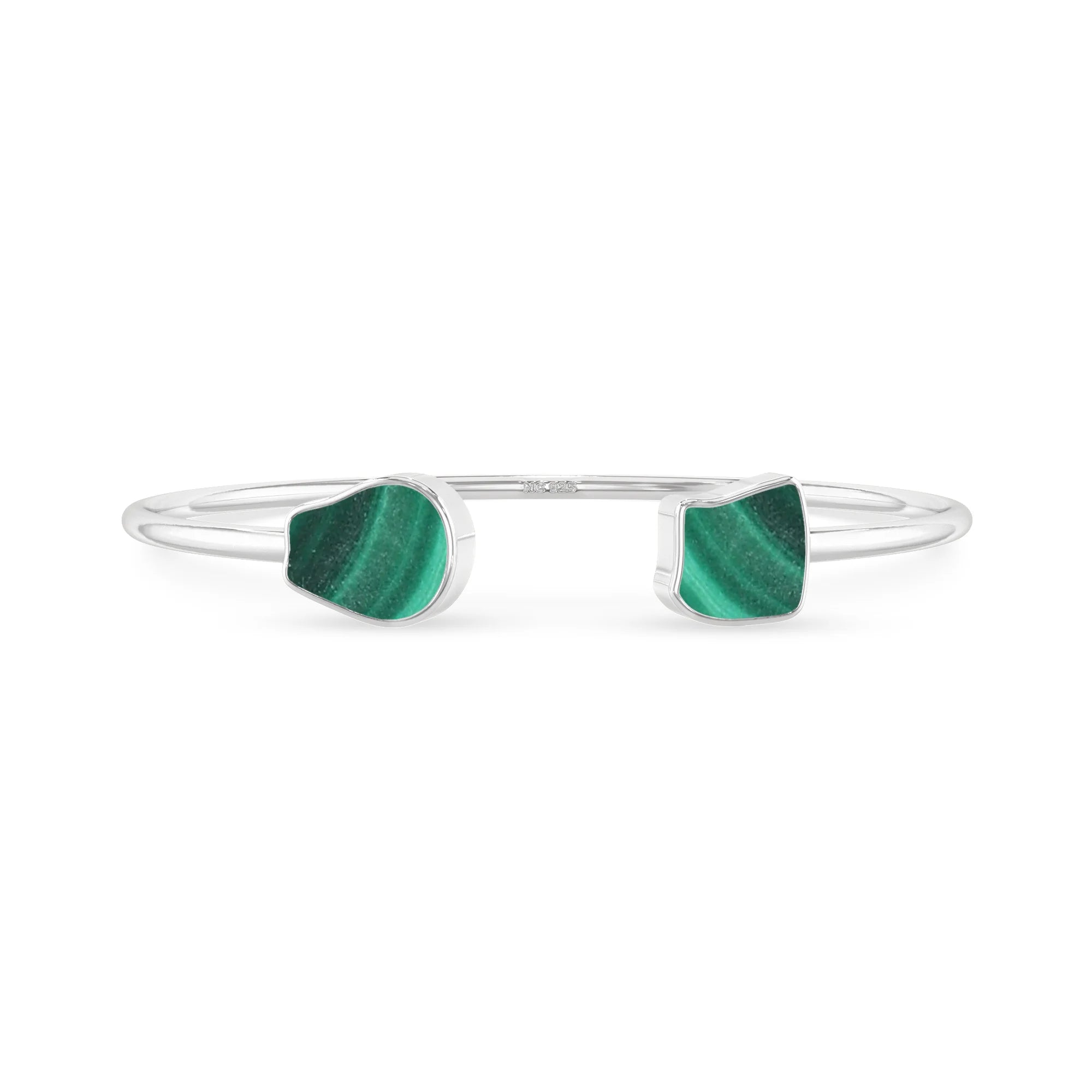 malachite twister bracelet
